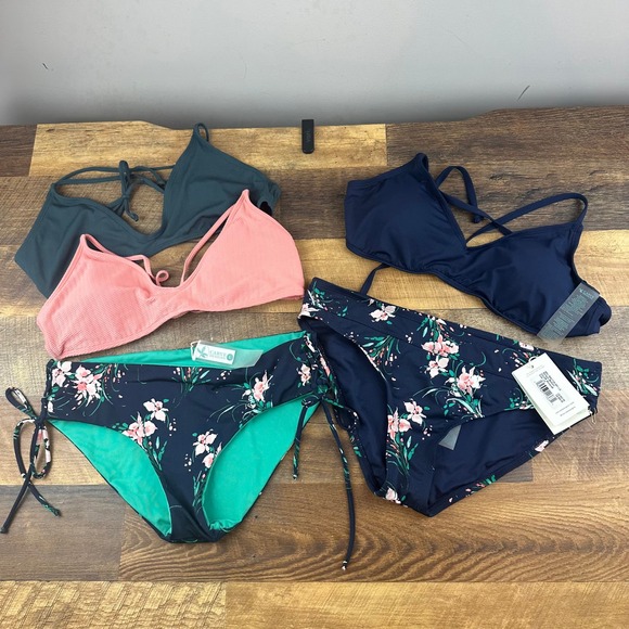 Carve Designs Other - Carve Designs Bikini Bundle Swimsuit Set Size Large Floral Print